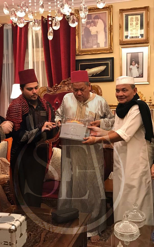 Member of the Royal Family of Indonesia with Syed Ehraz Ahmed
